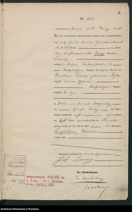 image.from.unit.number "Księga miejscowa urodzeń tom II [Rejestr główny urodzeń]"