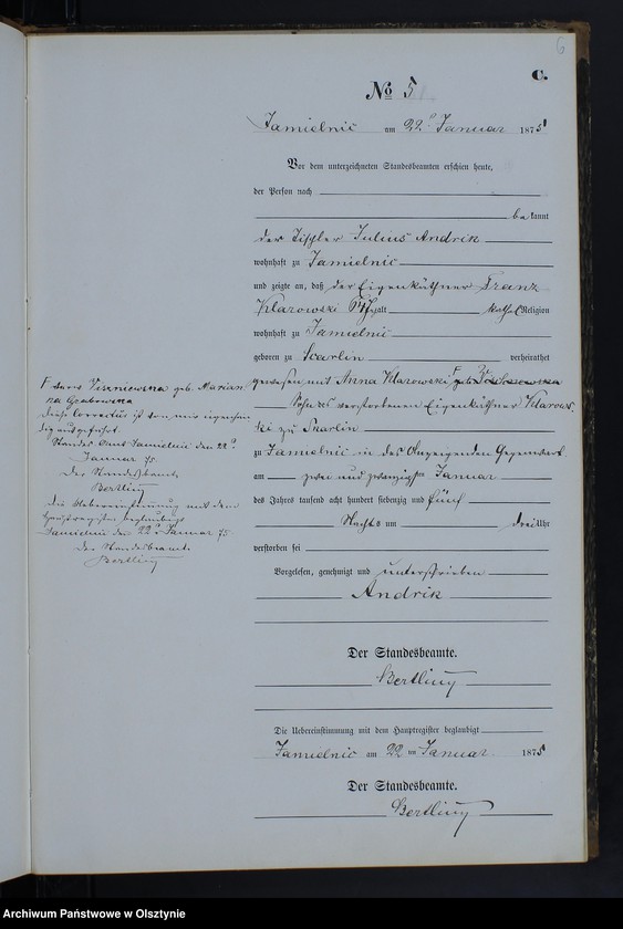 Obraz 8 z jednostki "Sterbe-Neben-Register Nr 1 - 37"