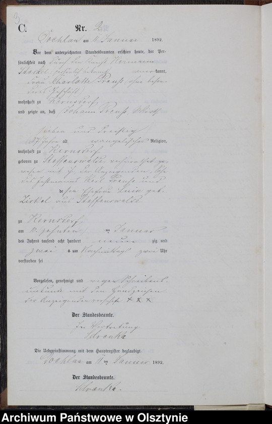 image.from.unit.number "Sterbe-Neben-Register Nr 1 - 33"