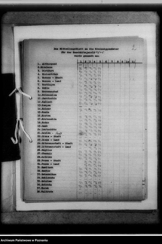 Obraz 6 z jednostki "Mittelungsblätter an die Kreissippenämter für das Geschäftsjahr 1944/45"