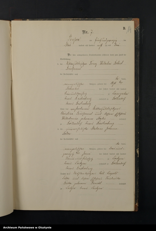 image.from.unit.number "Heiraths-Neben-Register Nr 1 - 18"