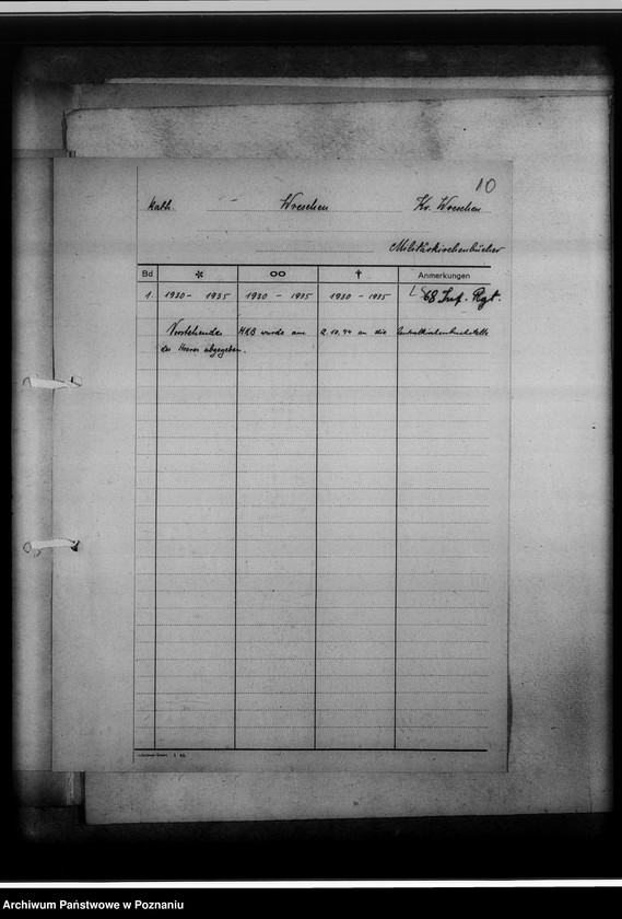 Obraz 14 z jednostki "Militärkirchenbücher [spisy ksiąg z kilku powiatów]"