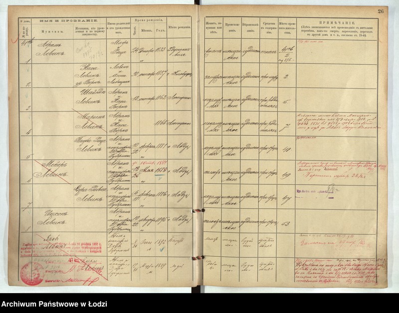 image.from.unit.number "[Księga ludności stałej m. Łodzi guberni piotrkowskiej - Dzielnicy Stara Wieś nr domu 40-69]"