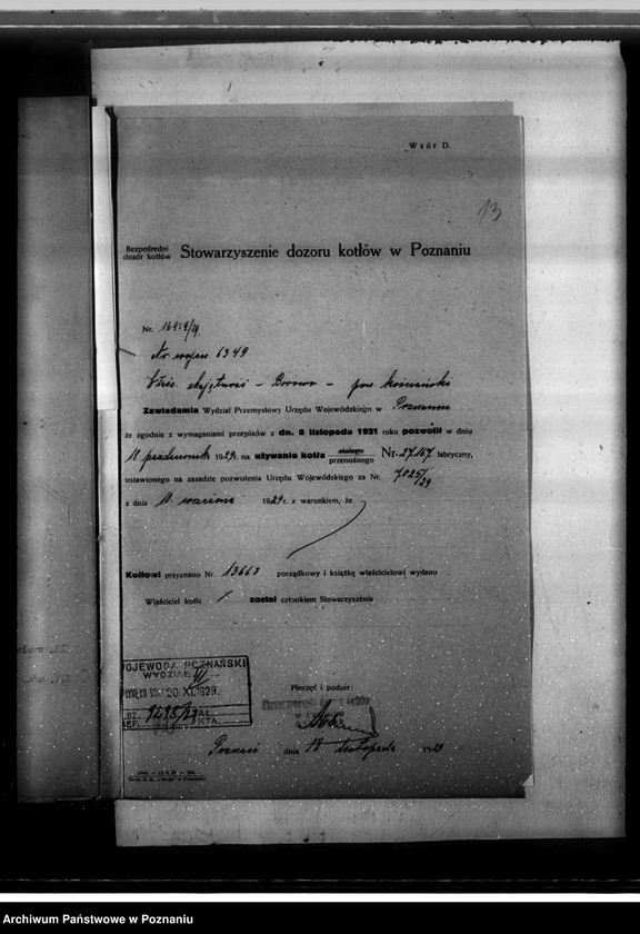 Obraz 20 z jednostki "Majątek Borowo pow. kościański własność O. Bernutha nr woj. kotła 6349"