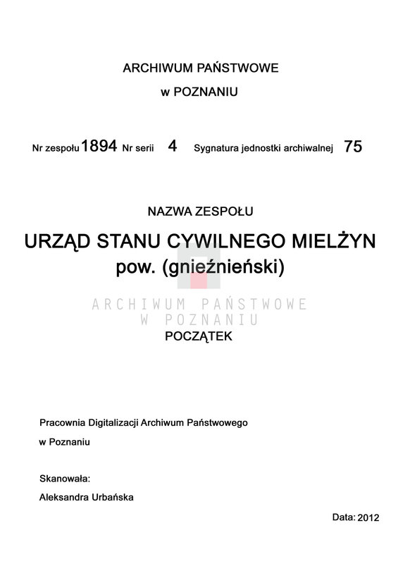 Obraz 3 z jednostki "Księga zgonów"