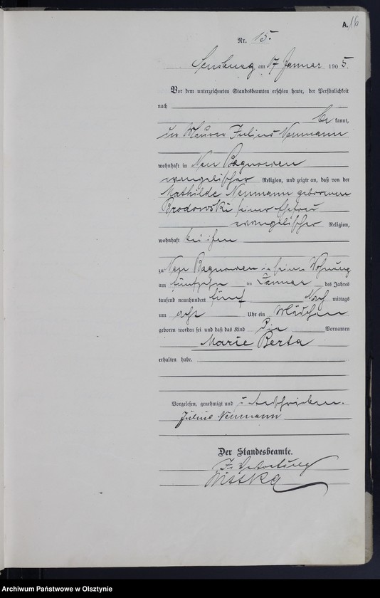 image.from.unit.number "Geburts-Haupt-Register Nr 1 - 310"