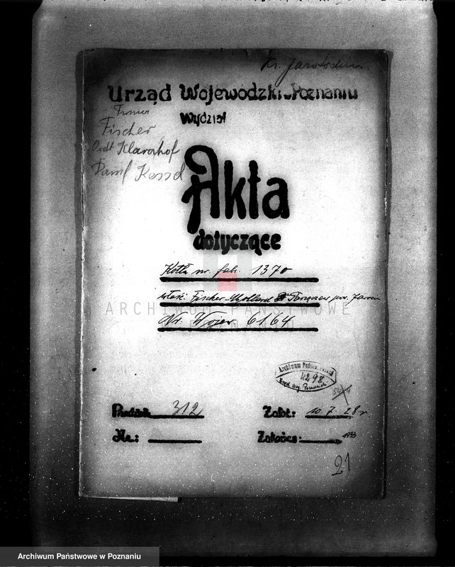 Obraz 4 z jednostki "Kolejka polna w Parzęczewie pow. jarociński własność Fischer - Mollard nr fabr 1370, nr woj. 6164"