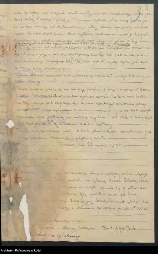 Obraz 10 z jednostki "„Środkowo-Eurpoejski Dom Ekspedycyjny Oskar Schermant i spółka”"