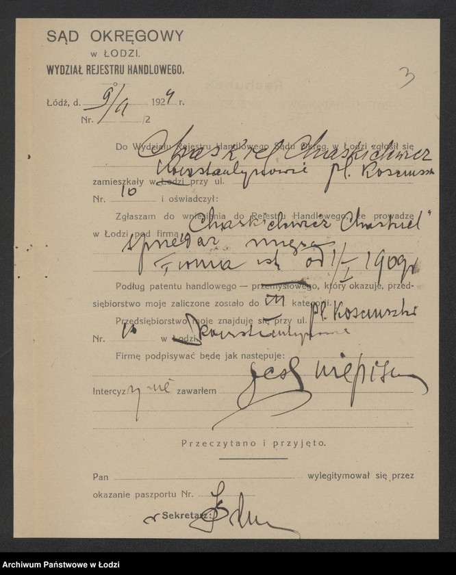 Obraz 5 z jednostki "Chaskiel Chaskielewicz – sprzedaż mięsa"