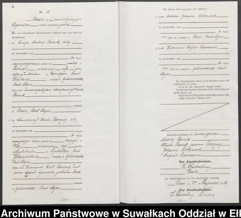 image.from.unit.number "[Heirats=Neben=Register des Preussischen Standes-Amtes Orlen Kreis Lötzen]"
