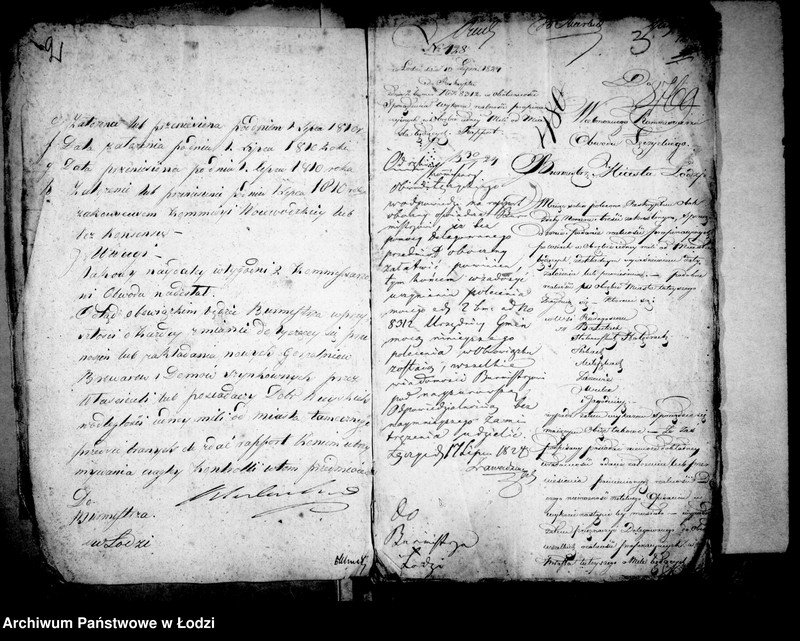 Obraz 7 z jednostki "Akta tyczące się domów propinacyjnych po wsiach w obrębie I-ej mili od miasta będących, które aby bez konsensów zakładane i przenoszone nie były"