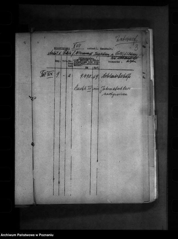 Obraz 7 z jednostki "Reichsdomänenverwaltung. Reichsbodenfonds. Reichswasserwirtschaftsverwaltung. Landeskulturverwaltung"