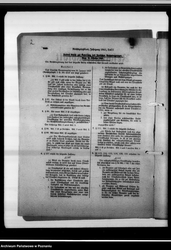 Obraz 6 z jednostki "Beamtenrecht."