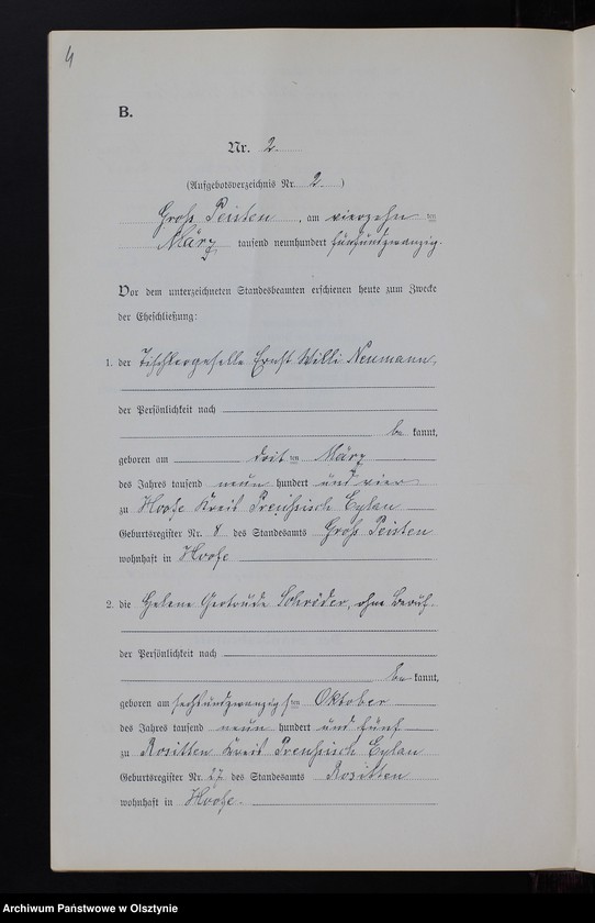 image.from.unit.number "Heiraths-Neben-Register Nr 1 - 14 [ Księga małżeństw - wtóropis ]"