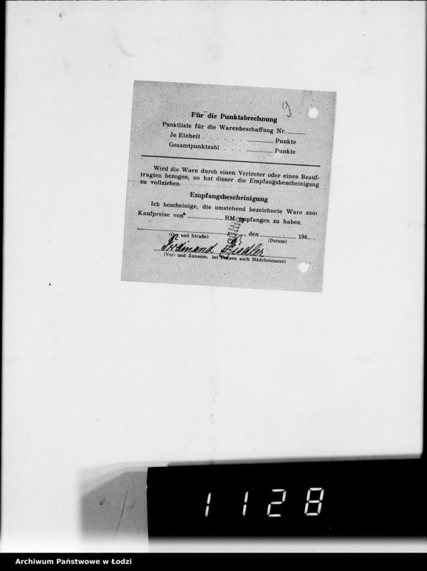 Obraz 13 z jednostki "Warenverwertung. Lager 91. [Aufträge] 5750-5800"