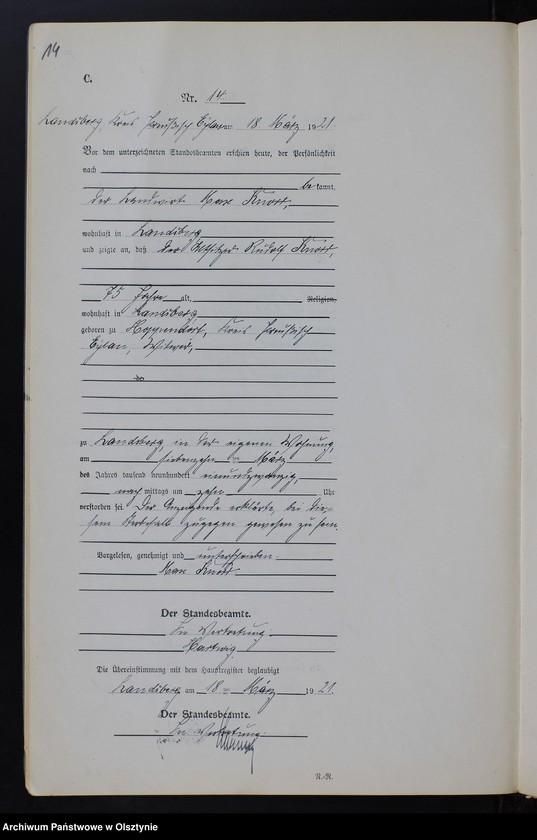 image.from.unit.number "Sterbe-Neben-Register Nr 1 - 39 [ Księga zgonów - wtóropis ]"