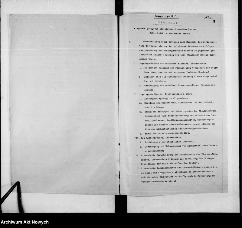 image.from.unit.number "Posiedzenia Rady Ministrów Królestwa Polskiego. Protokoły z załącznikami. 4.04.1918 r. - 30.06.1918 r. T. 2"