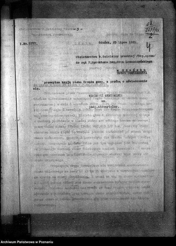 Obraz 8 z jednostki "Transakcje z Niemcami, Gdańskiem i Śląskiem"