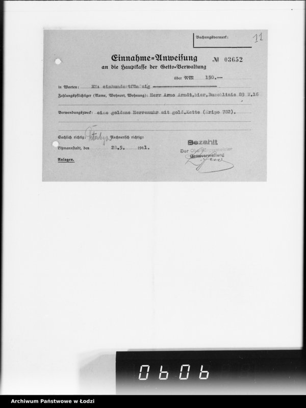 Obraz 12 z jednostki "Rechnungen für Schmucksachen"