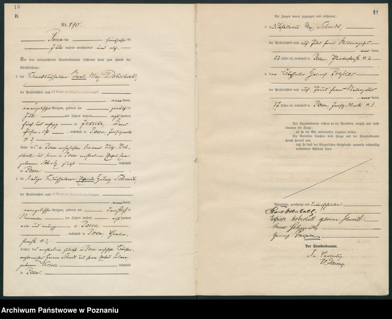 Obraz 8 z jednostki "Księga miejscowa małżeństw tom II [Rejestr główny małżeństw]"