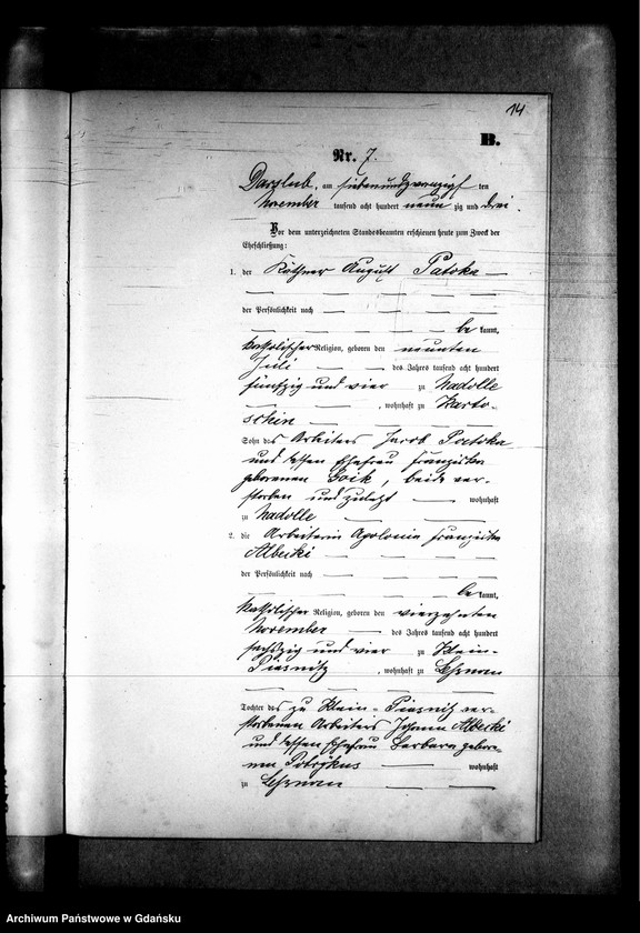 image.from.unit.number "Księga małżeństw"