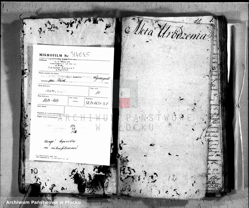 image.from.unit.number "Akta urodzeń, małżeństw i zgonów"