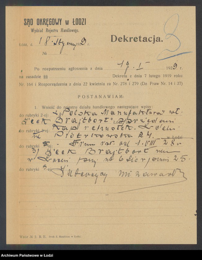 Obraz 5 z jednostki "Icek Brajtbort – sprzedaż kapeluszy i chustek"