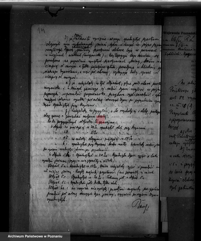 Obraz 19 z jednostki "Majętność leśna Uzarzewo powiat poznański"