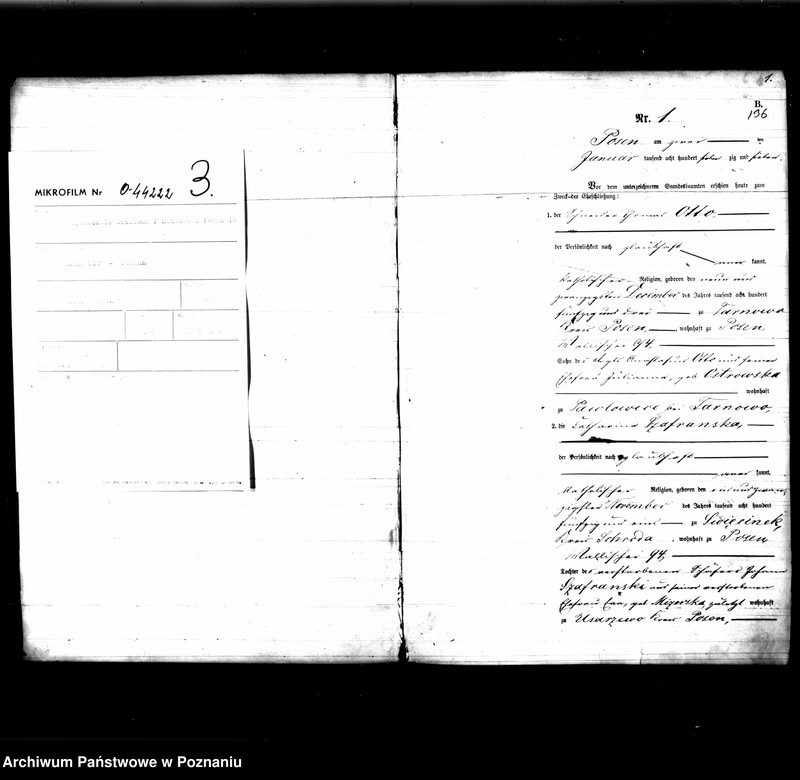 Obraz 3 z jednostki "Księga małżeństw"