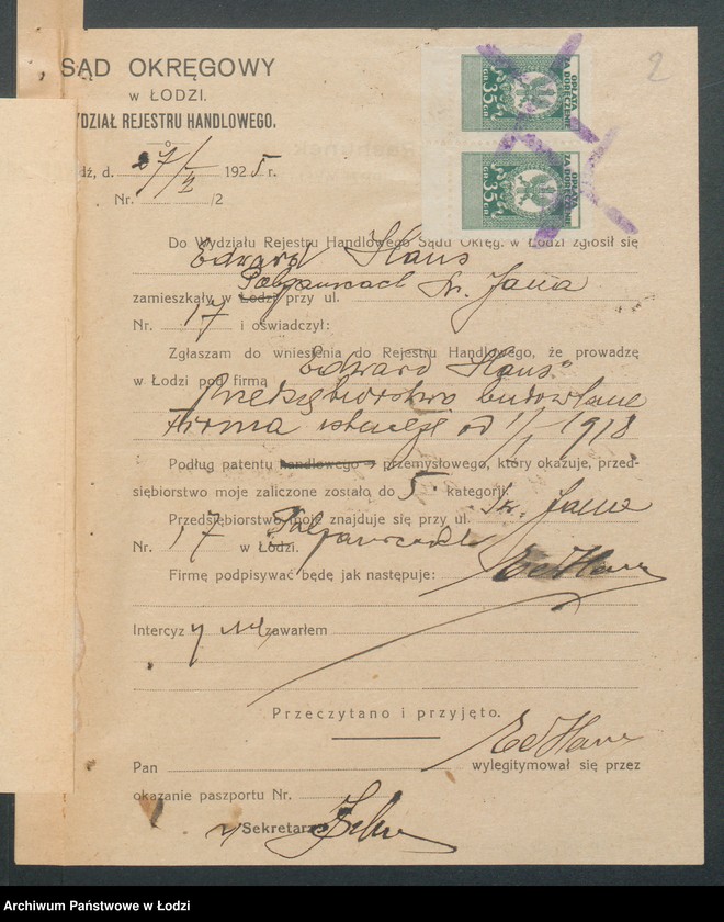 image.from.unit.number "Edward Hans- przedsiębiorstwo budowlane"