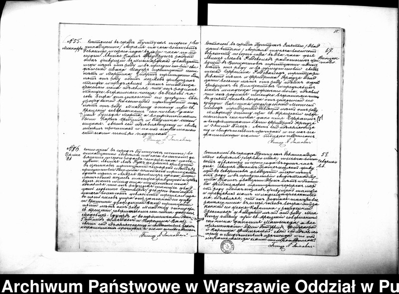 Obraz 18 z jednostki "Akta urodzeń, małżeństw i zgonów"