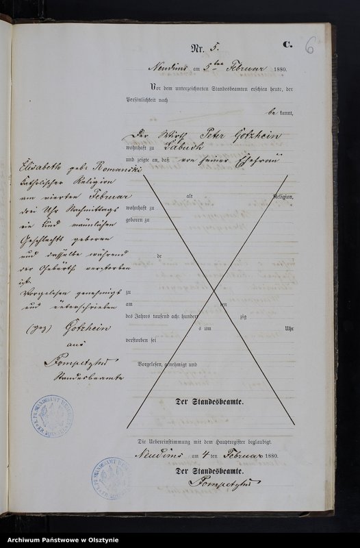 image.from.unit.number "Sterbe-Neben-Register Nr 1 - 49"