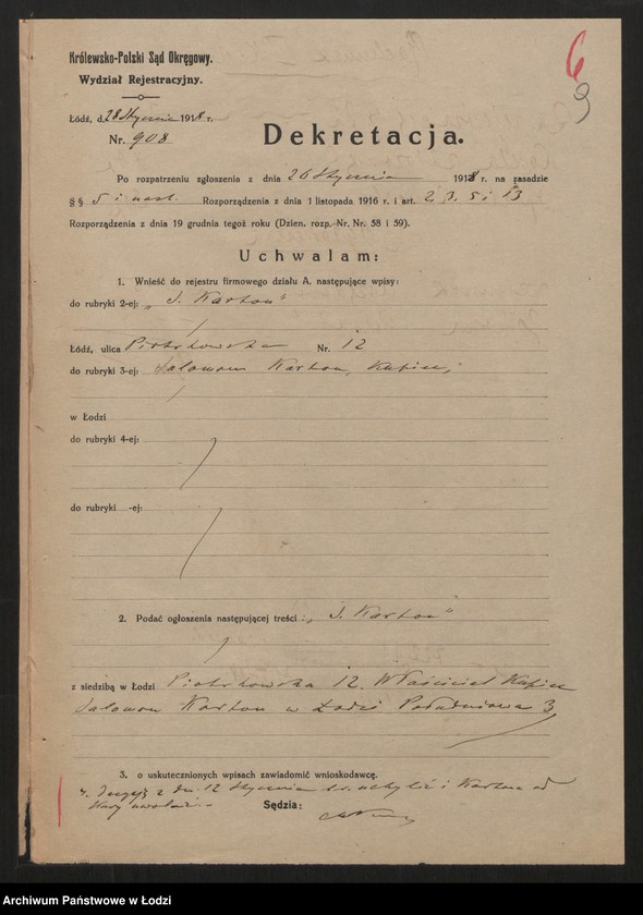 Obraz 11 z jednostki "Salomon Karton- sprzedaż wyrobów szmuklerskich"