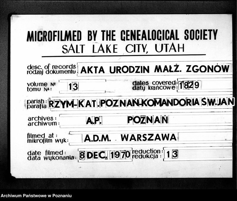 Obraz 18 z jednostki "Duplikat libri baptisatorum, copulatorum, mortuorum"