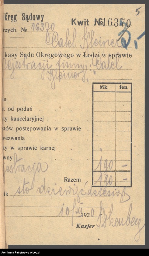 Obraz 7 z jednostki "Celel Kleiner- sprzedaż manufaktury i galanterji"