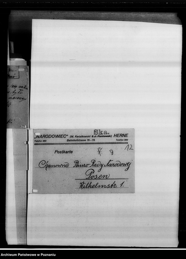 Obraz 16 z jednostki "Rok Kościuszkowski - korespondencja związana z obchodami setnej rocznicy śmierci Tadeusza Kościuszki."