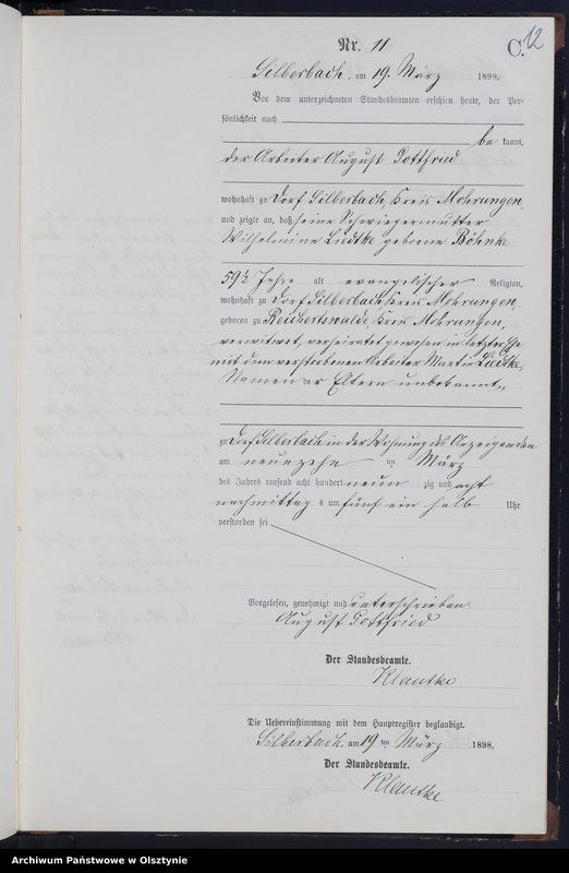 image.from.unit.number "Sterbe-Neben-Register Nr 1 - 34"