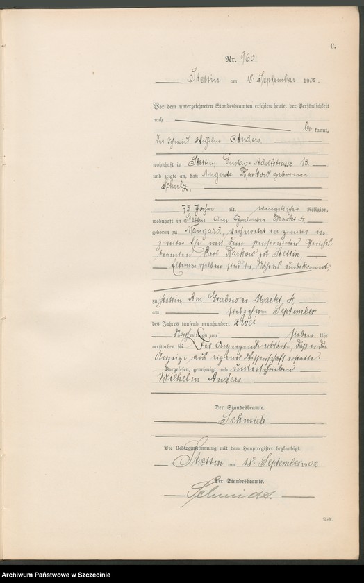 image.from.unit.number "Sterbe-Register (Neben-Register) Band III"