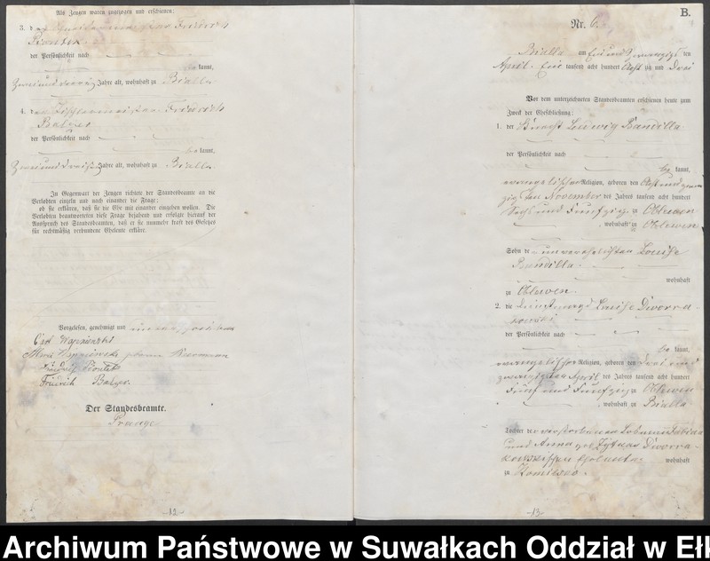 image.from.unit.number "Heiraths-Haupt-Register des Königlichen Preussischen Standes-Amtes Bialla Kreis Johannisburg"