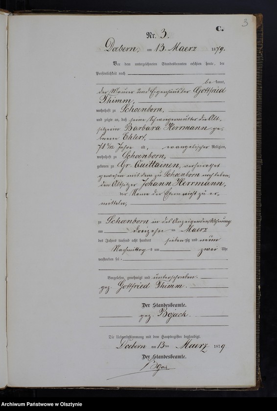 image.from.unit.number "Sterbe-Neben-Register Nr 1 - 33"