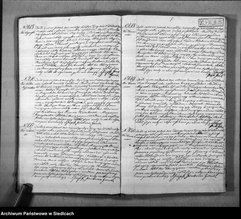 Obraz 5 z jednostki "Akta urodzin, małżeństw, zgonów"