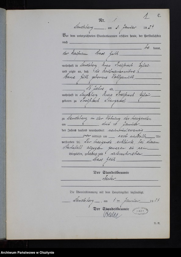 image.from.unit.number "Sterbe-Neben-Register Nr 1 - 33 [ Księga zgonów - wtóropis ]"