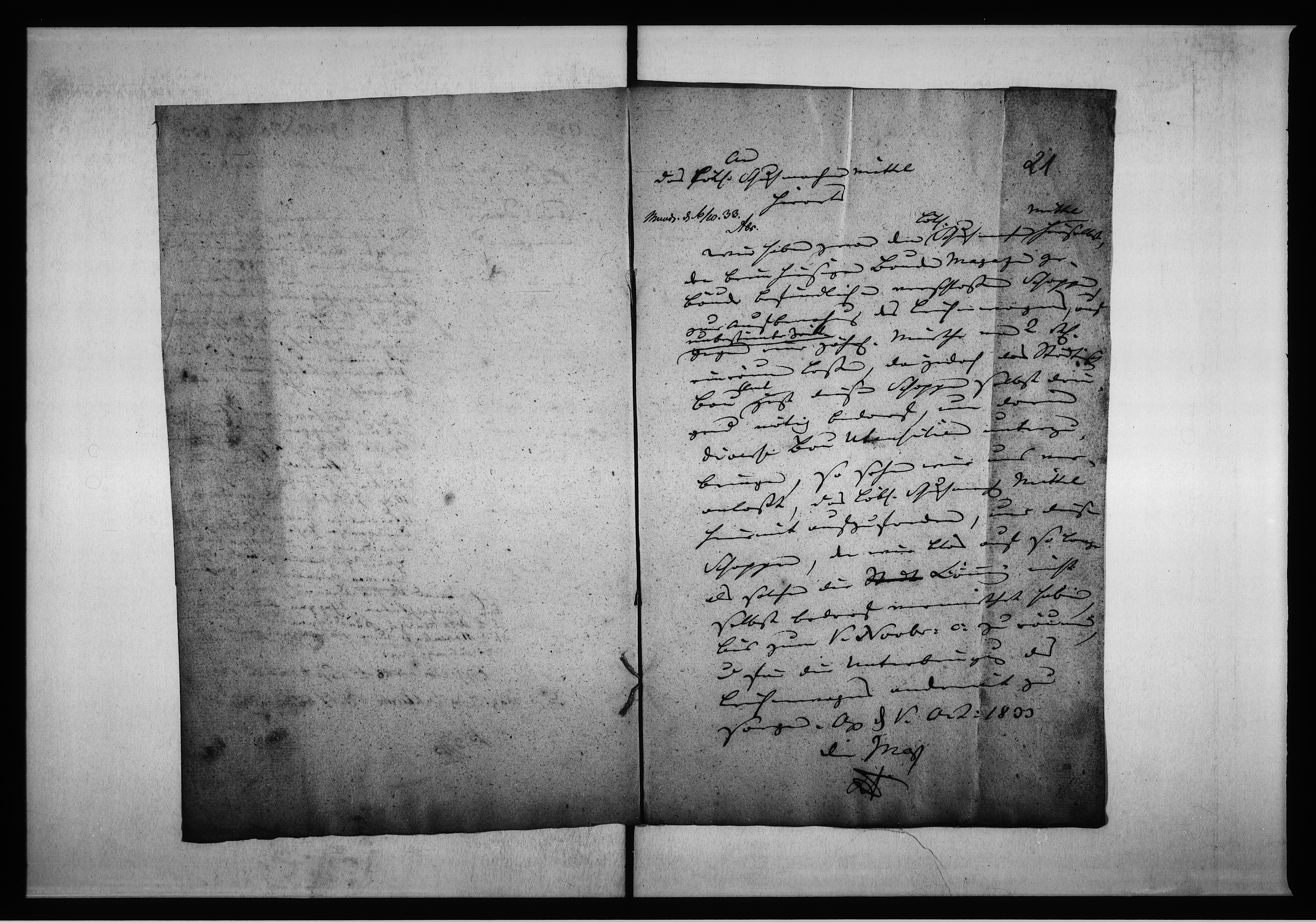 Obraz 20 z jednostki "Acta über die Verpachtung des neu erbauten Bauden und resp: Magazin Gebäudes Vol. I de anno 1828"