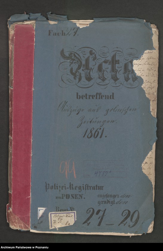 Obraz 3 z jednostki "A. betr. Auszüge aus polnischen Zeitungen"