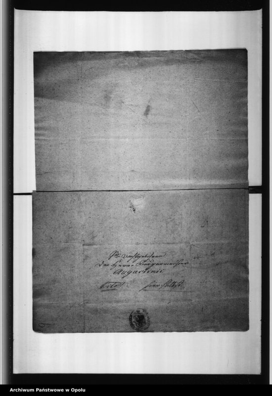 Obraz 10 z jednostki "Acta generalia des Magistrats zu Oppeln betreffend alle höhere Ortserlassenen Verordnungen in Rücksicht der Fremden - Polizei, der Aufsicht über revolutionair gesinnte Personen, Verfolgung von verdächtigen Ausländern, und aller derjenigen Verfügungen welche die pohlnischen Insurection betreffen"