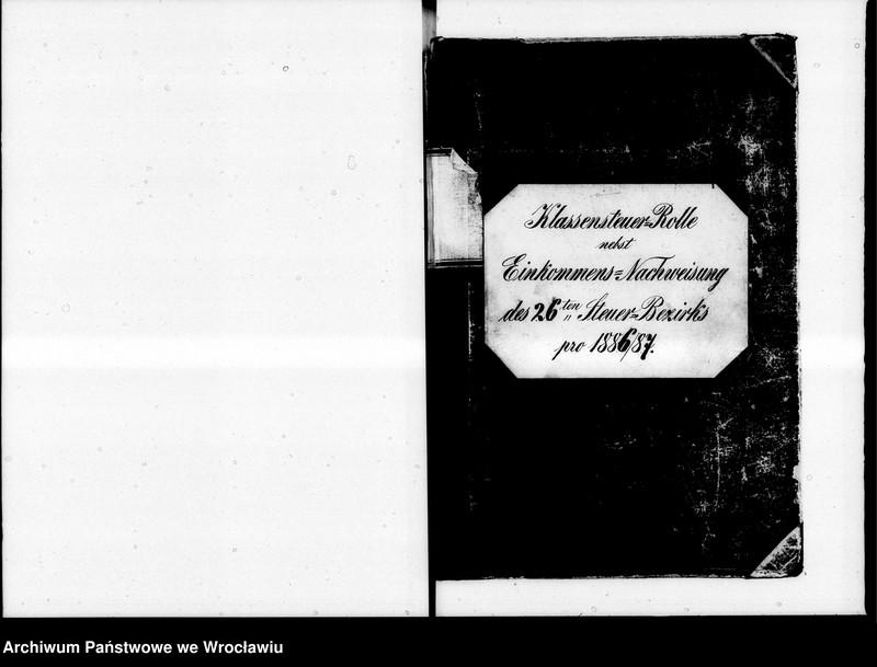 image.from.unit.number "Klassensteuerrolle nebst Eikommens - Nachweisung"