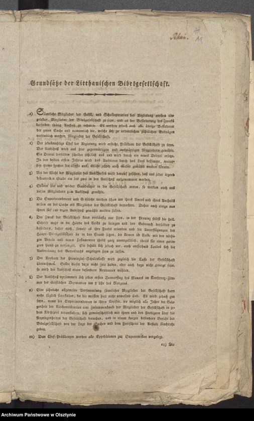 image.from.unit.number "Kirchliche Angelegenheiten. Vereinssachen Nr 2 Bibel Gesellschaft"