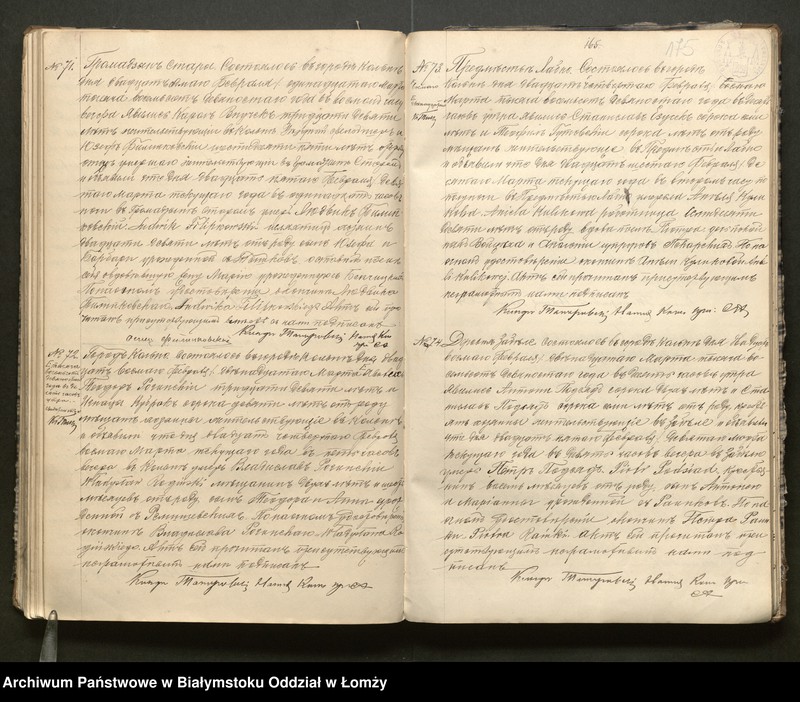 image.from.unit.number "Księga urodzeń, małżeństw i zgonów"