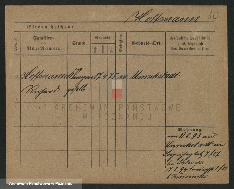 Obraz 10 z jednostki "Hofman (samotni mężczyźni)"