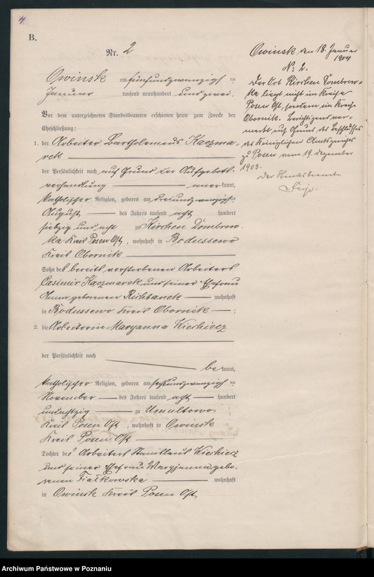 Obraz 7 z jednostki "Heiraths-Haupt-Register"